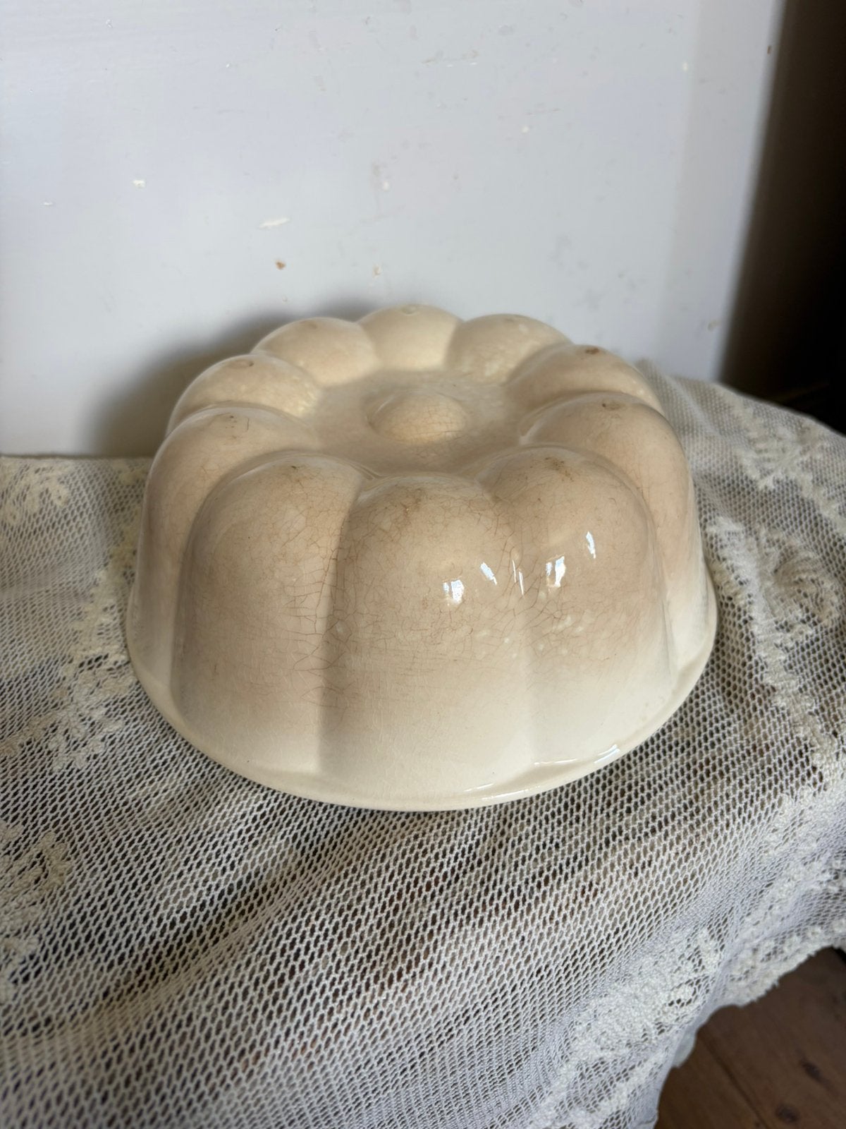 Oude beboterde puddingvorm, Ophalen of Verzenden