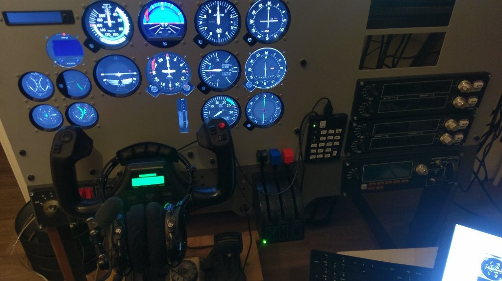 Concept flight simulator+Saitek onderdelen, Ophalen, Gebruikt, 1 speler, Racen en Vliegen
