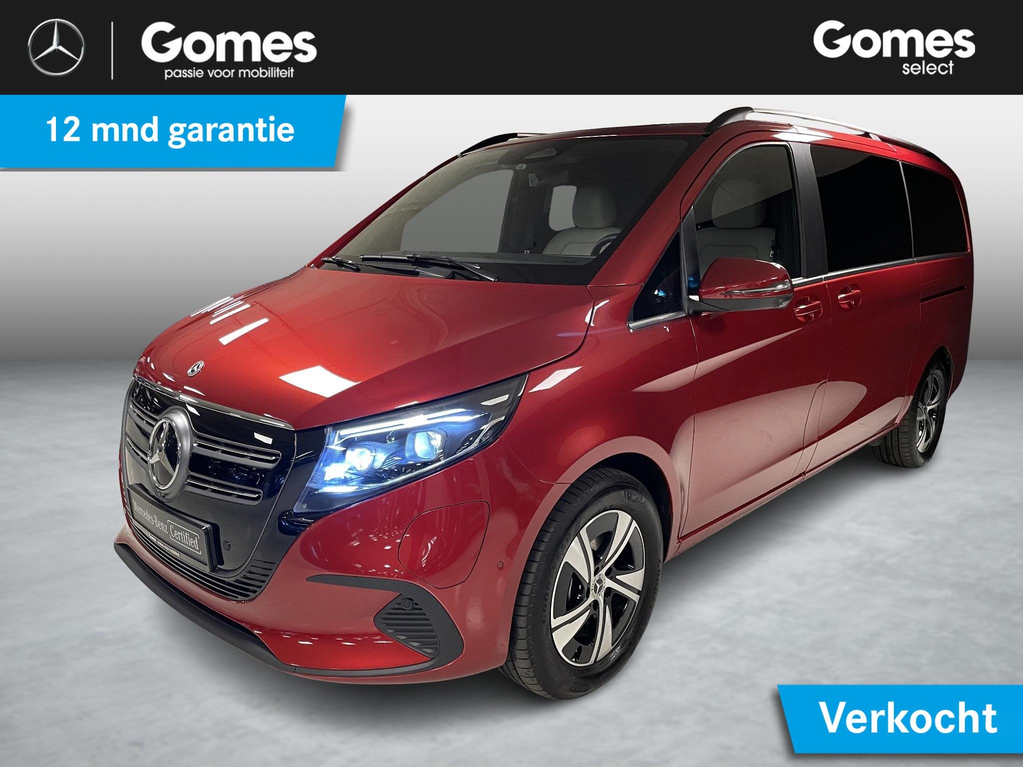 Mercedes-Benz EQV 300 L2 90kWh 7 Persoons | Beige Leder | El