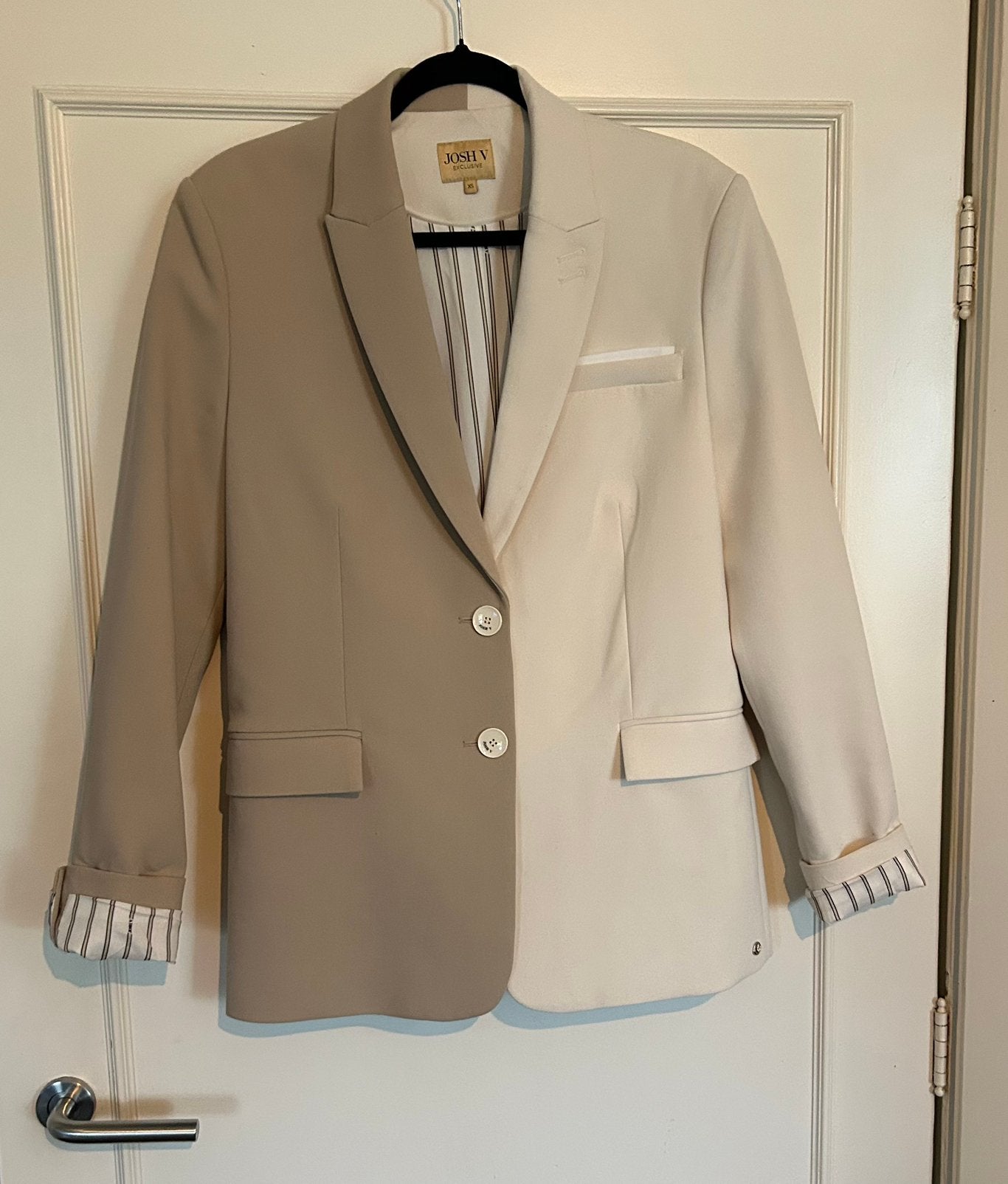 Niewe Light Mink Ecru JoshV, Josh V blazer in XS, Verzenden, Beige, Nieuw, Jasje
