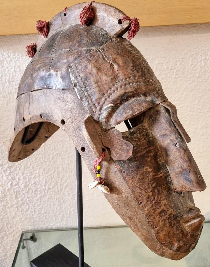 Etnografica, Afrika, Masker hout/metaal, Marka, Mali, Ophalen of Verzenden
