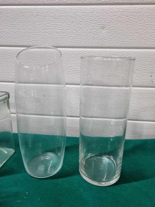 Vazen van glas, Ophalen of Verzenden, 'T Olde Gre-j, Info@toldegrej.nl, Endepoelstraat 20f Didam