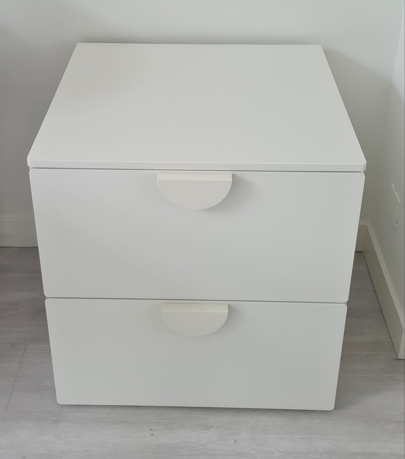 IKEA SMÅSTAD / PLATSA ladekast wit 60x57x63 cm, Ophalen, Overige materialen, 1 of 2 laden, 50 tot 100 cm