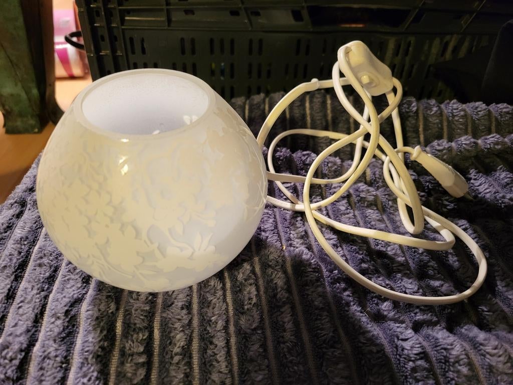 IKEA tafellampje met patroon, Ophalen of Verzenden, Gebruikt, Modern, Sfeervol