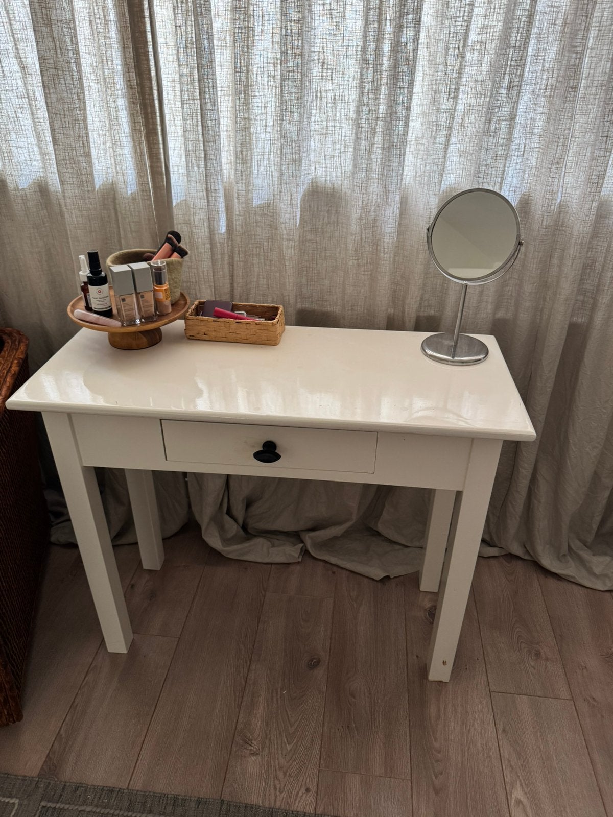 Sidetable kaptafel te koop, Ophalen, 100 tot 150 cm, Zo goed als nieuw, 25 tot 50 cm