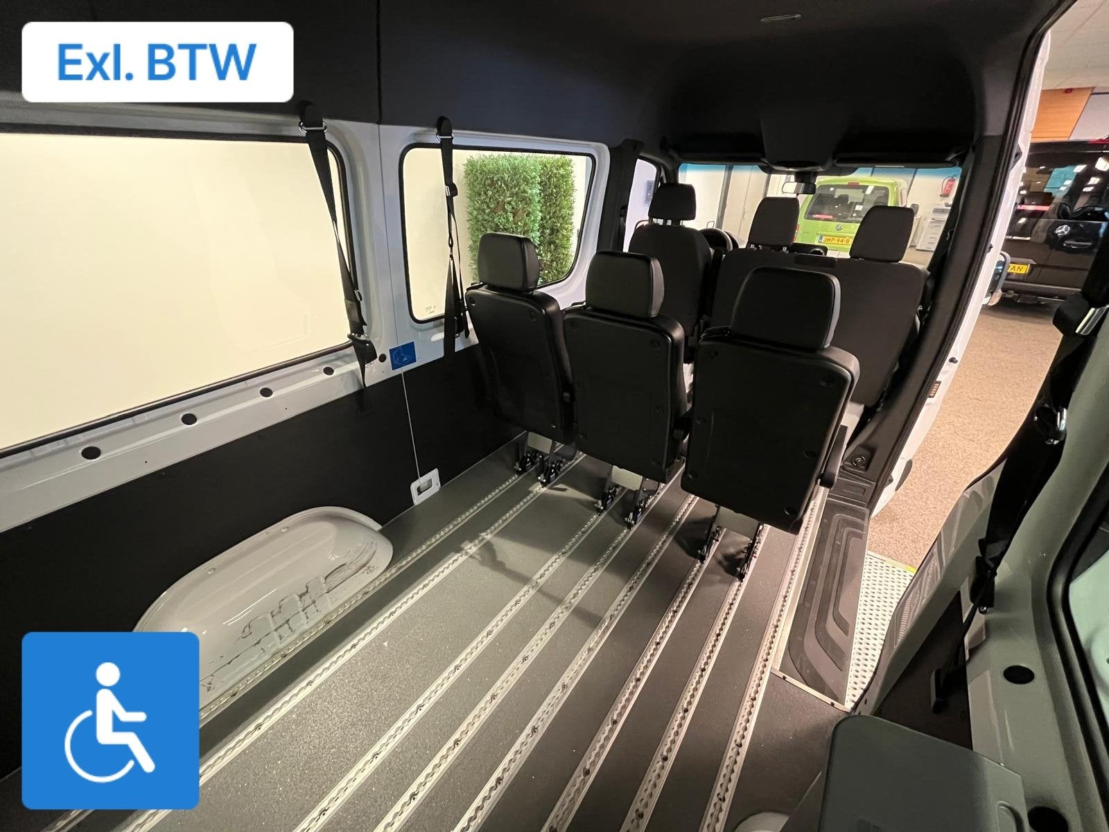 Mercedes Sprinter 311 L2H2 Rolstoelbus Groepsvervoer 6+2, Stof, Gebruikt, Zwart, 4 cilinders