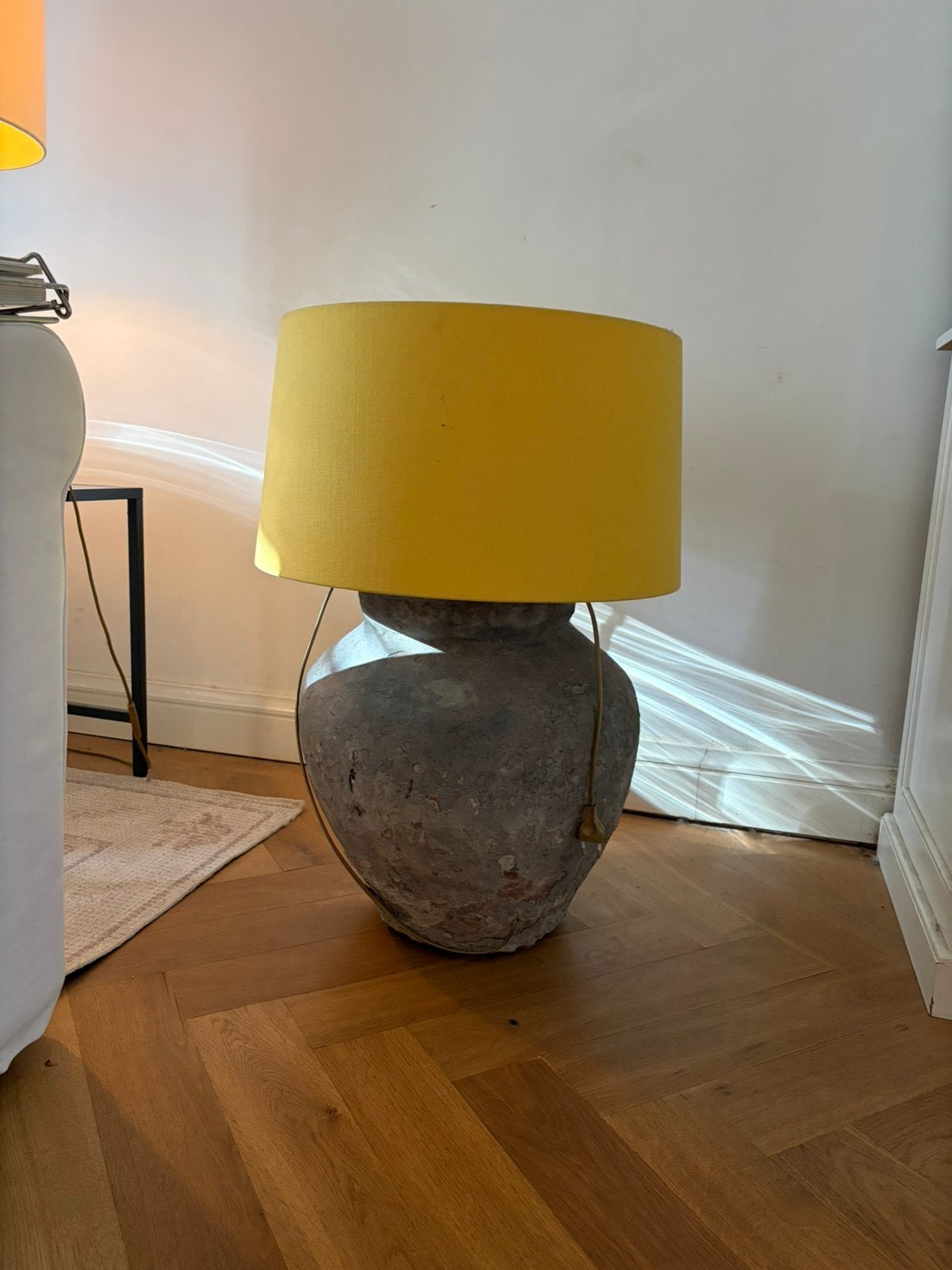 Kruik lamp met kap, Ophalen of Verzenden, Zo goed als nieuw