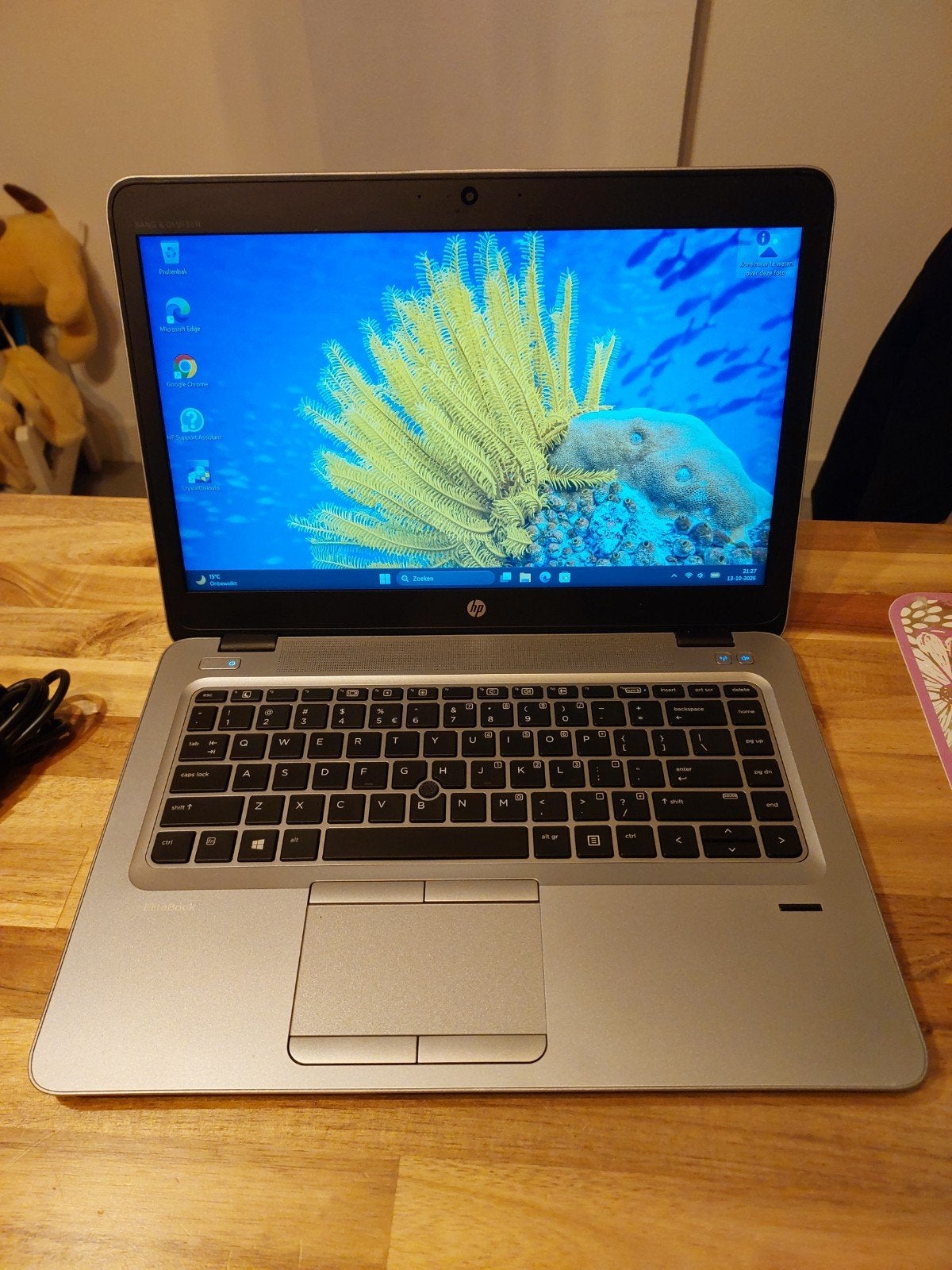 HP EliteBook 840 G3, i7-6600U, 8GB RAM, 128GB SSD Win 11 Pro, 128GB, Gebruikt, Hp, 2 tot 3 Ghz