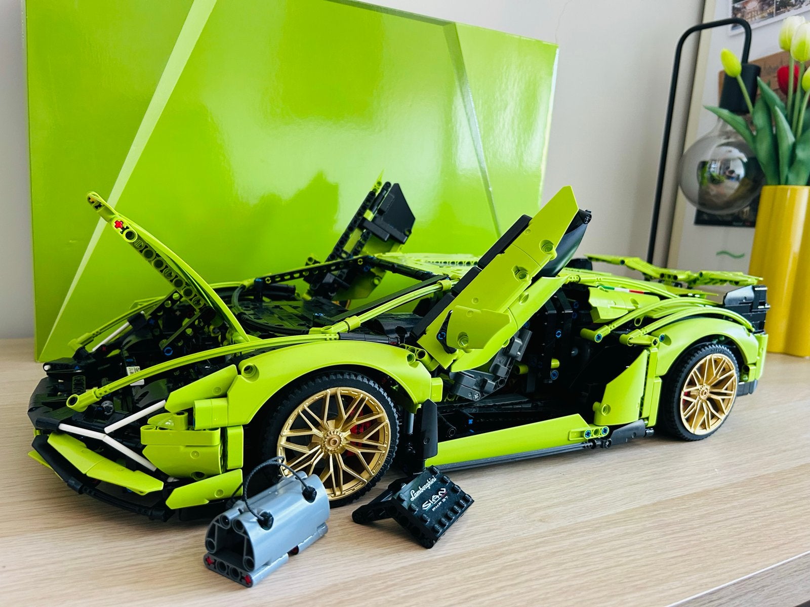Lego Technic Lamborghini Sián FKP 37 (42115), Lego, Ophalen of Verzenden, Zo goed als nieuw, Complete set