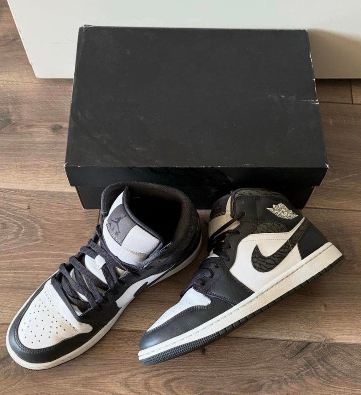 Air Jordan 1 MID SE, Kleding | Heren, Schoenen, Ophalen, Overige kleuren, Sneakers of Gympen, Zo goed als nieuw