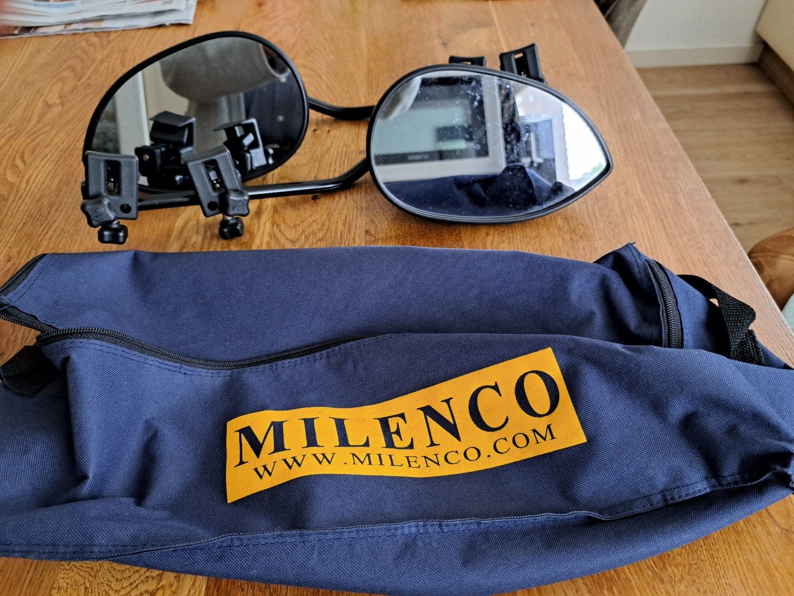 Milenco Caravan spiegels, Caravans en Kamperen, Ophalen of Verzenden, Gebruikt