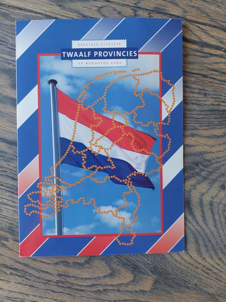 Speciale herinneringsmap Twaalf Provincies 2002, Postzegels en Munten, Postzegels | Nederland, Ophalen of Verzenden