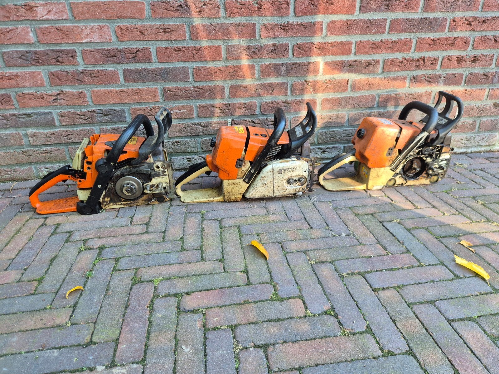 3 Stihl kettingzagen (MS 460, MS 461, MS 390) - Project/Ond