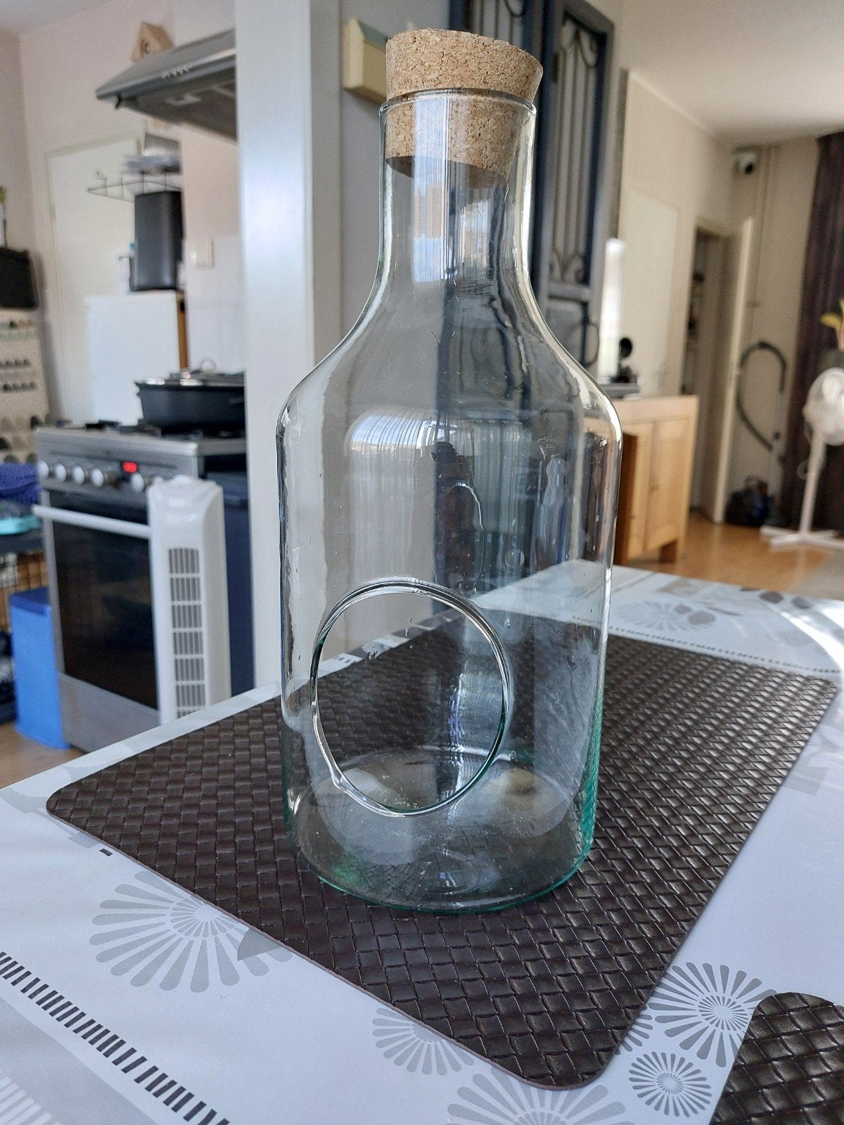 Glazen decostolp, Ophalen