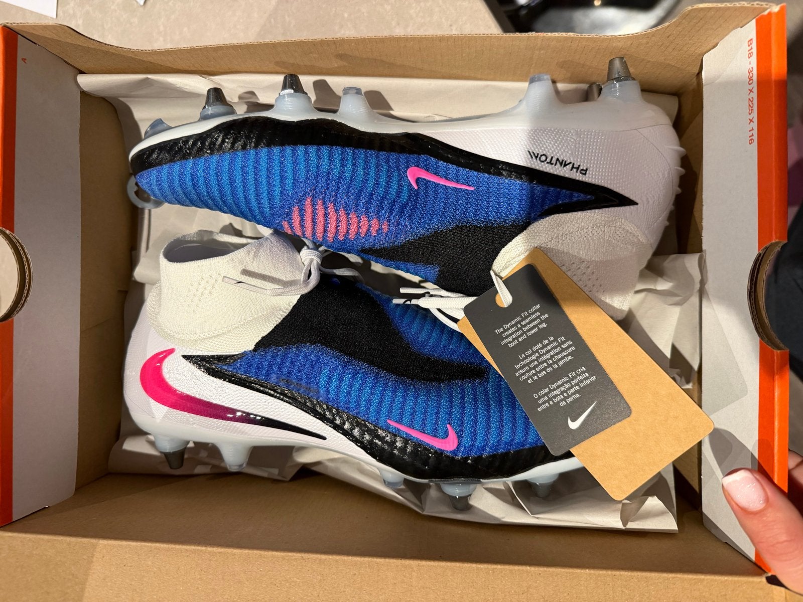 Nike Phantom 6 Elite SG-PRO P Voetbalschoenen Maat 43, Sport en Fitness, Voetbal, Maat XS of kleiner, Ophalen, Nieuw, Schoenen