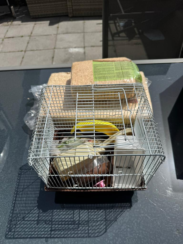 Hamster kooi, Minder dan 60 cm, Kooi, Minder dan 75 cm, Ophalen of Verzenden