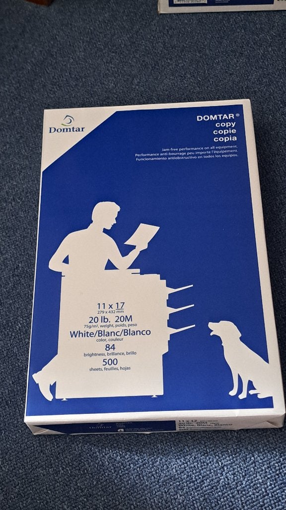 Domtar copieer papier 279 x 432 mm 11x17 inch 75 gram/m2, Ophalen, Nieuw