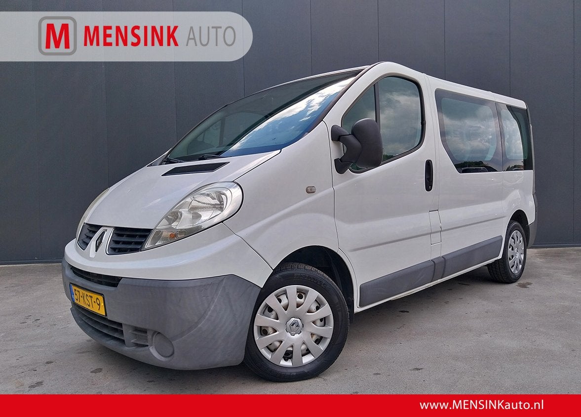 Renault Trafic Passenger 2.0 dCi T27 L1H1 Authentique AIRCO, Auto's, Dealer onderhouden, 1857 kg, 2000 kg, Wit