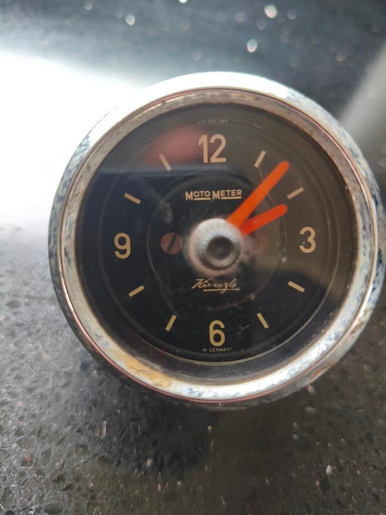 oldtimer Kienzle motometer klokje 12V, Ophalen of Verzenden, Gebruikt