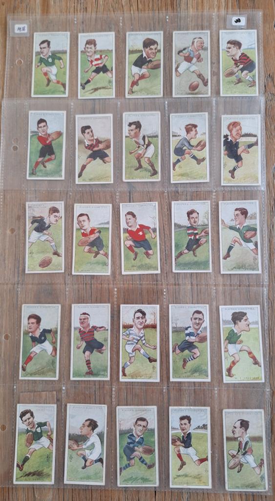 25 zeer oude plaatjes rugby karikatuur ( uit 1926), Ophalen of Verzenden, Zo goed als nieuw, Overige sporten, Poster, Plaatje of Sticker
