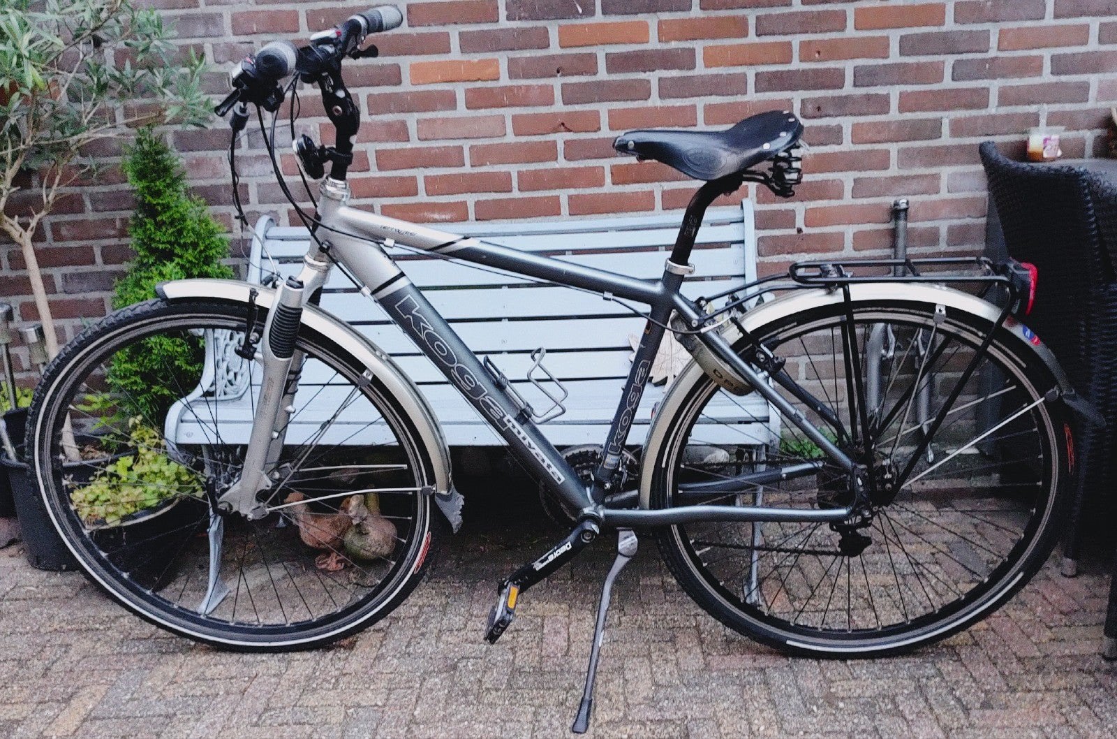 Koga Miyata TerraLiner, sport/toerfiets, 28 inch, 27v, 47cm, Ophalen, 28 inch, Vering, Velgrem