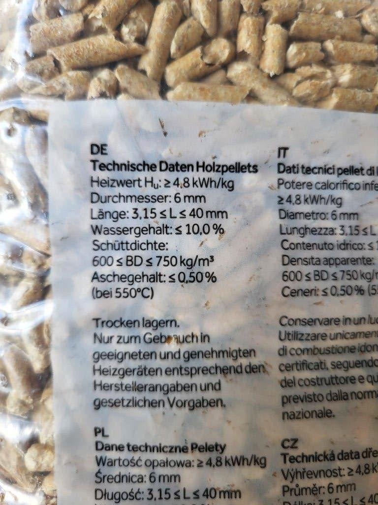 Houtpellets € 475,--  66 zak x 15 kg  990kg per pallet, 6 m³ of meer, Ophalen, Overige houtsoorten