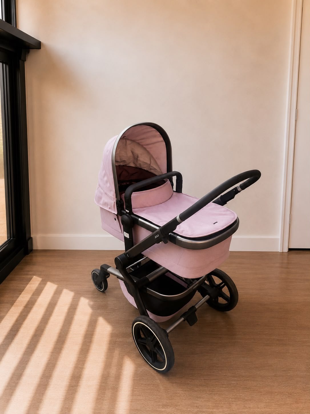 Joolz Day + Roze 2-in-1 Kinderwagen, Zo goed als nieuw, Verstelbare duwstang, Ophalen, Kinderwagen