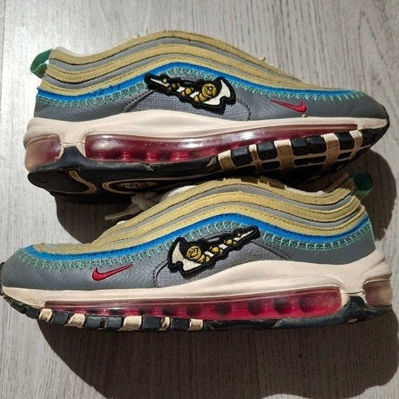 Nike Air Max 97 'Air Sprung' - Maat 38 - Kleurrijk, Kleding | Dames, Overige kleuren, Ophalen of Verzenden, Nike air max, Sneakers of Gympen