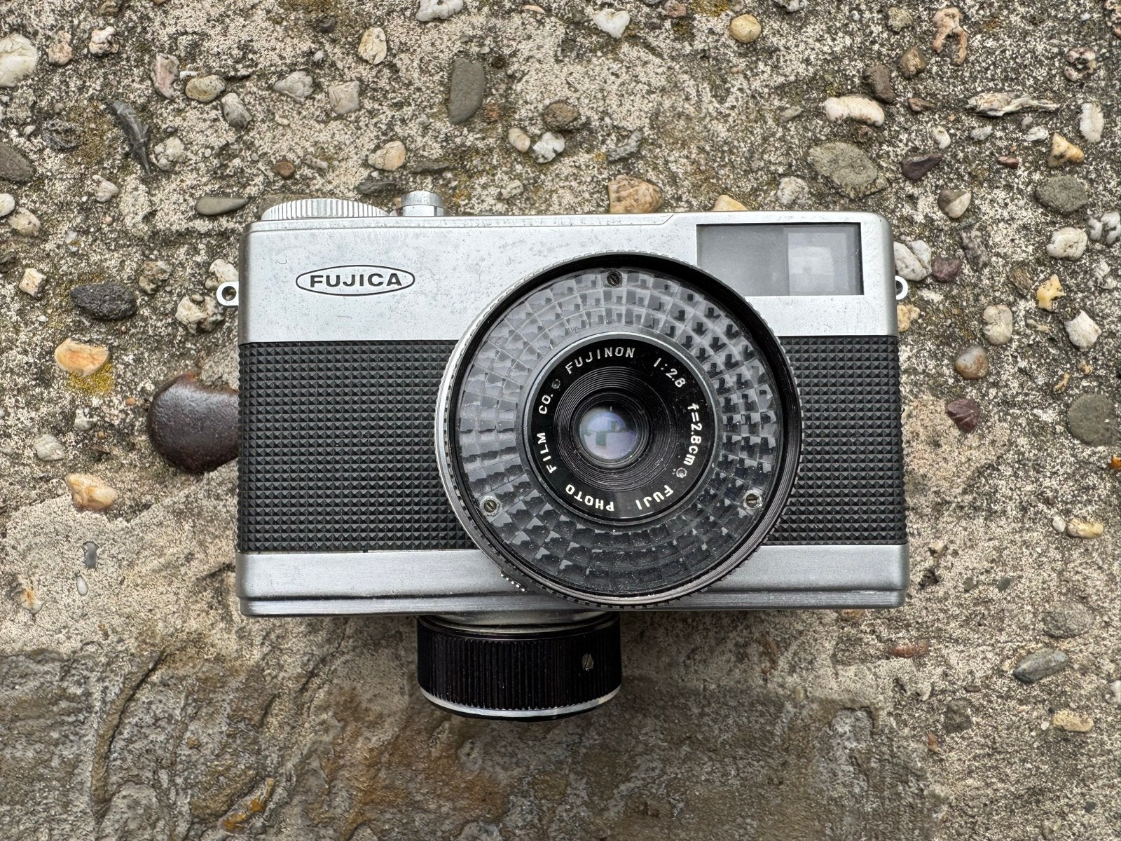 Vintage Fujica Rapid D1 Compact Camera - Zeldzaam Model, Ophalen of Verzenden, Gebruikt, Compact, Fuji