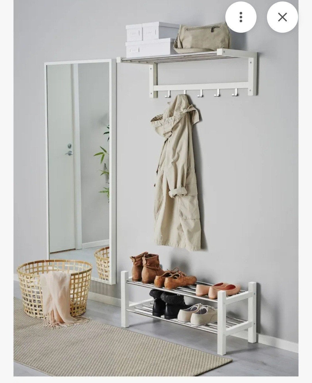 kapstok ikea nieuw, Wandkapstok, Nieuw, Ophalen of Verzenden, Minder dan 100 cm