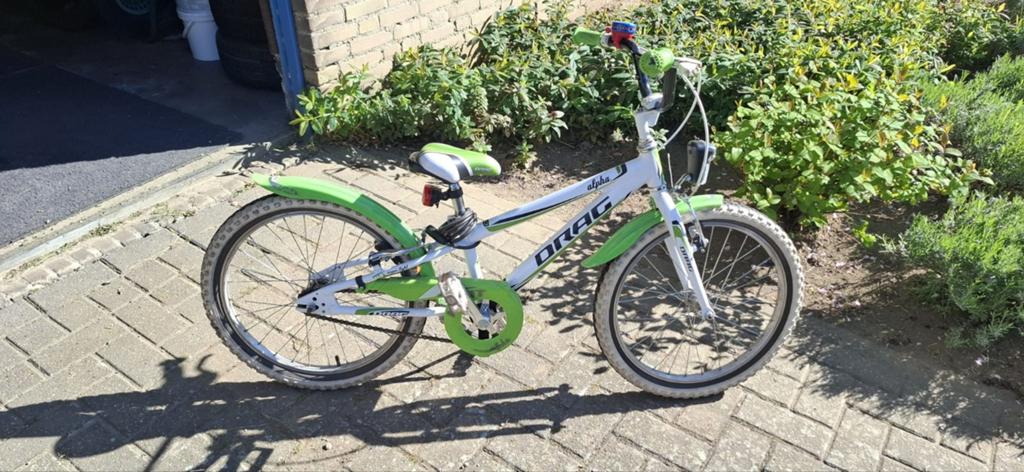 Drag Alpha kinderfiets 20 inch, Ophalen