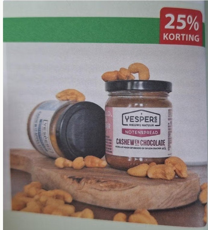 Yespers 25% kortingsbon, Eén persoon, Kortingsbon, Warenhuis- of Winkelbon