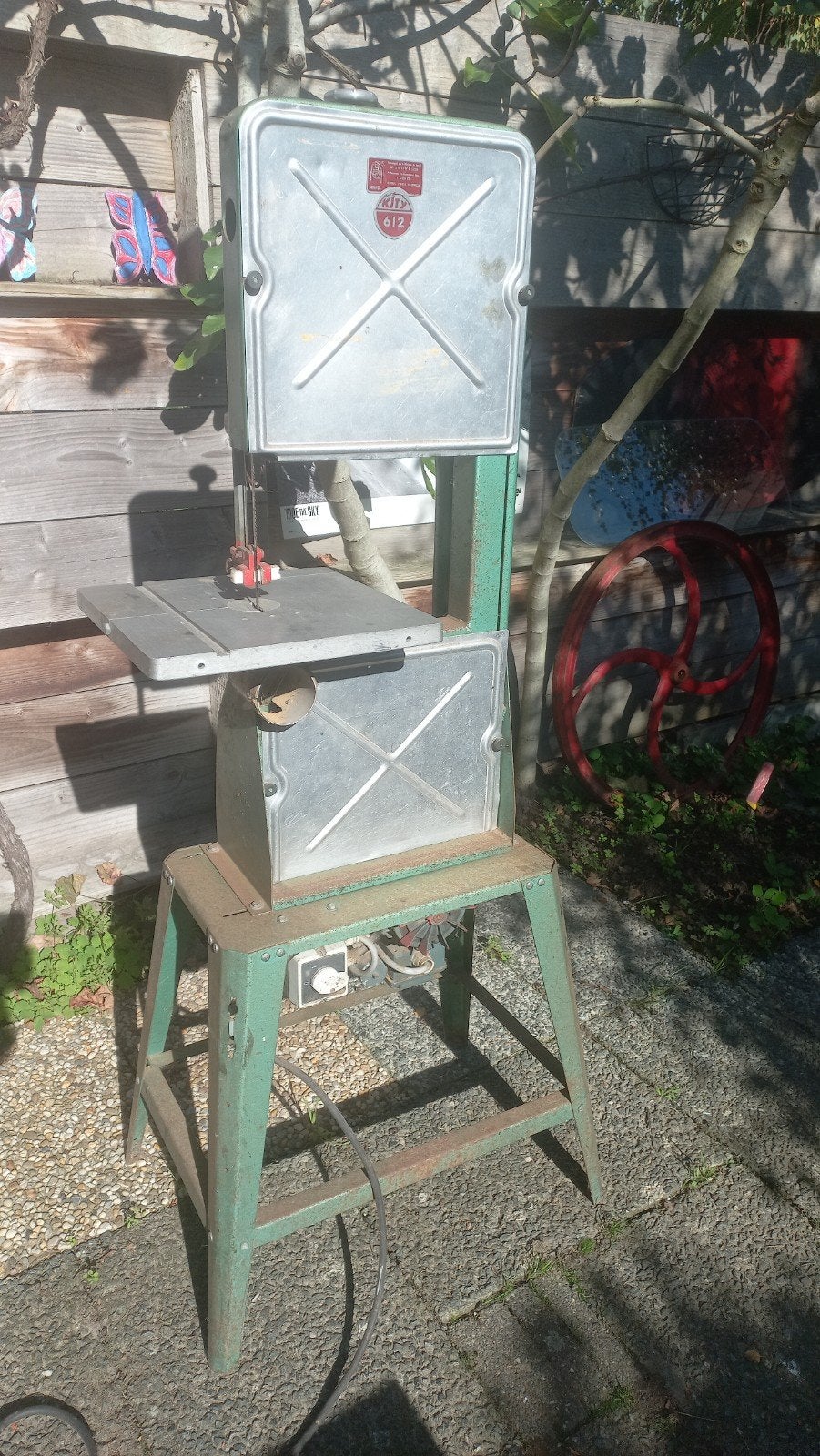 Kity Lintzaag 612 met 300mm wielen en 0.3kW motor, Ophalen, Gebruikt, Kity, 70 mm of meer