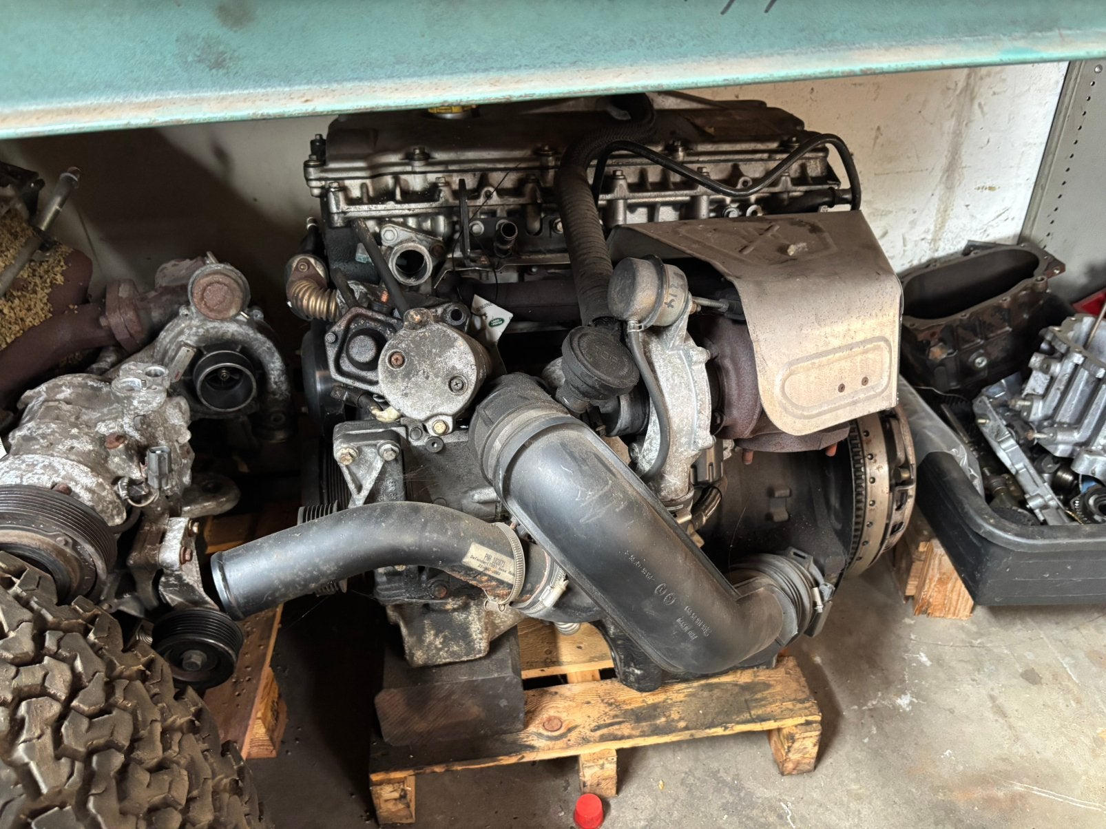 2.5L TD5 voor Land Rover Defender 90 110 130, Auto-onderdelen, Motor en Toebehoren, Ophalen, Gebruikt, Land Rover