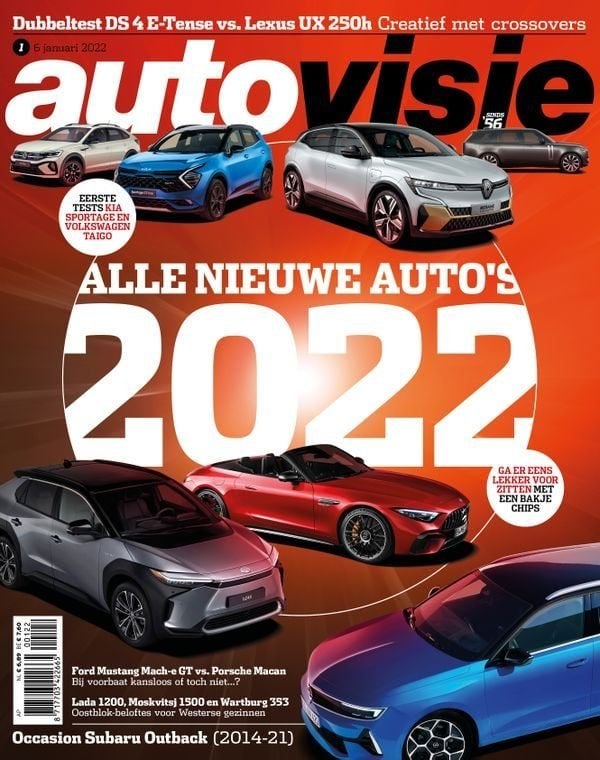 Autovisie 1 2022 : Subaru Outback - Porsche Macan - Lada, Ophalen of Verzenden, Gelezen, Algemeen