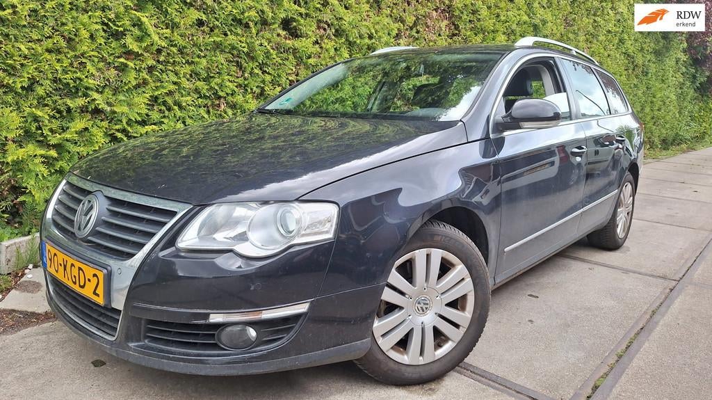 Volkswagen Passat Variant 2.0 TDI Highline, Euro 5, Stof, Zwart, 4 cilinders
