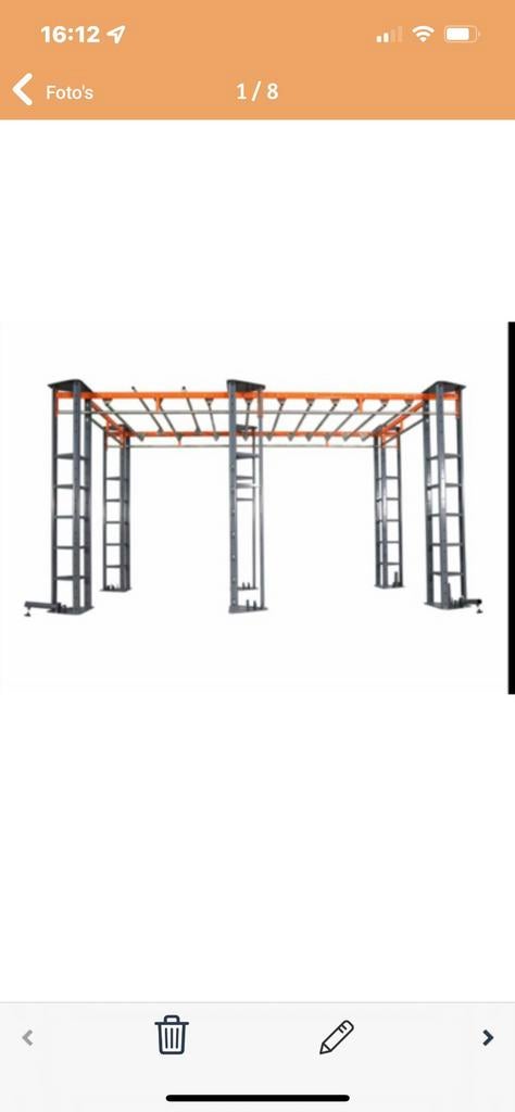 Lifemaxx functional squat rek 6 palen, Ophalen, Gebruikt, Overige typen, Lifemaxx