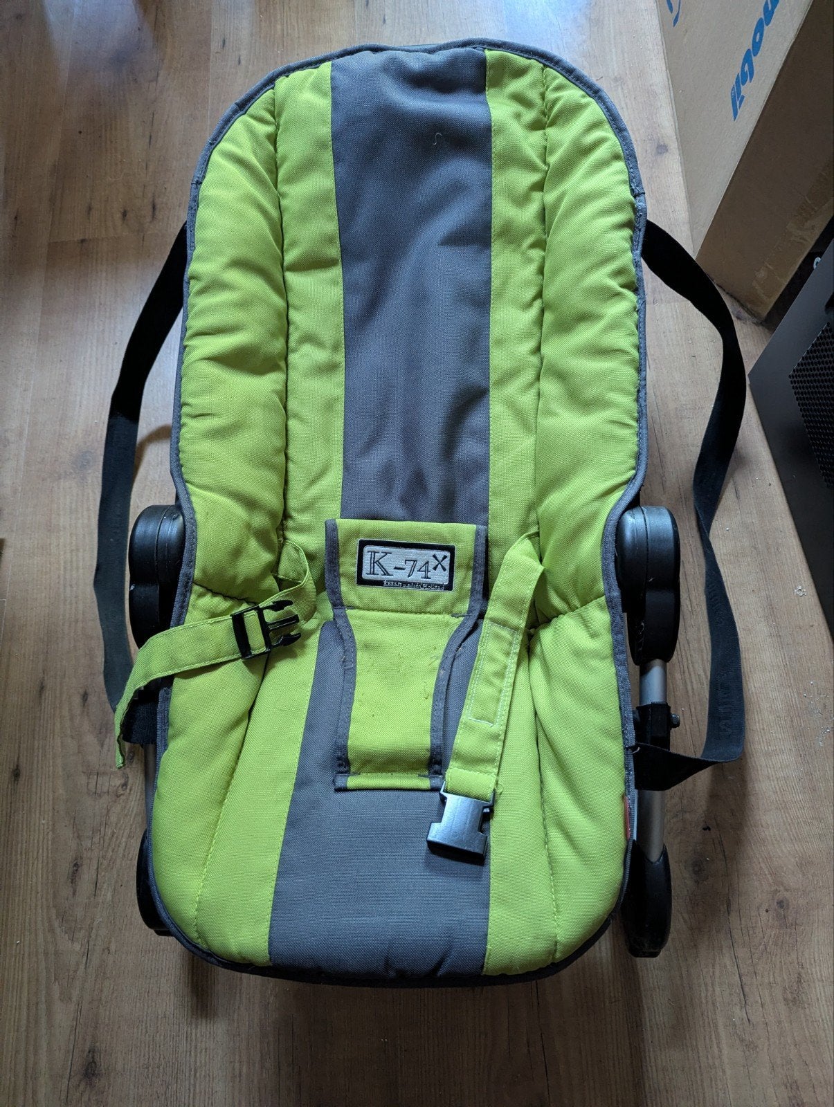 Wipstoeltje Kees - Comfortabel en veilig, Overige merken, Gebruikt, Wipstoel, Met gordel(s) of riempje(s)