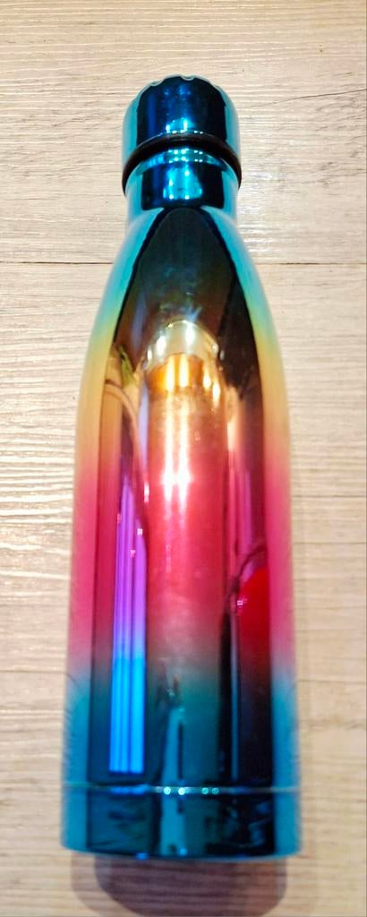 Houseware Isoleerfles 500 ml - Regenboog Kleuren, Ophalen of Verzenden, Zo goed als nieuw