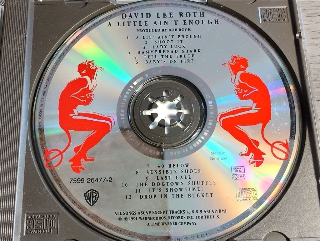 David Lee Roth ‎- A Little Ain\'t Enough, Cd's en Dvd's, Ophalen of Verzenden, Zo goed als nieuw