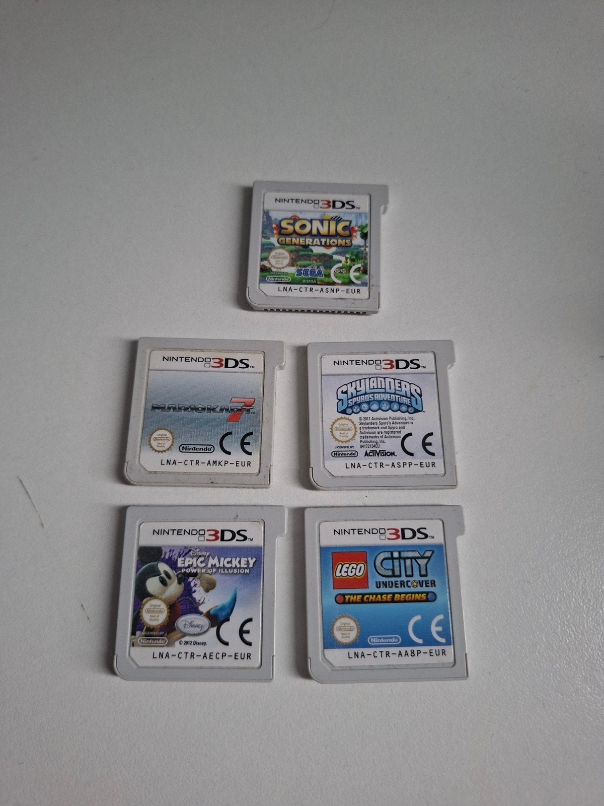 5 Nintendo 3DS Spellen, Gebruikt, Overige genres, 1 speler, Ophalen of Verzenden