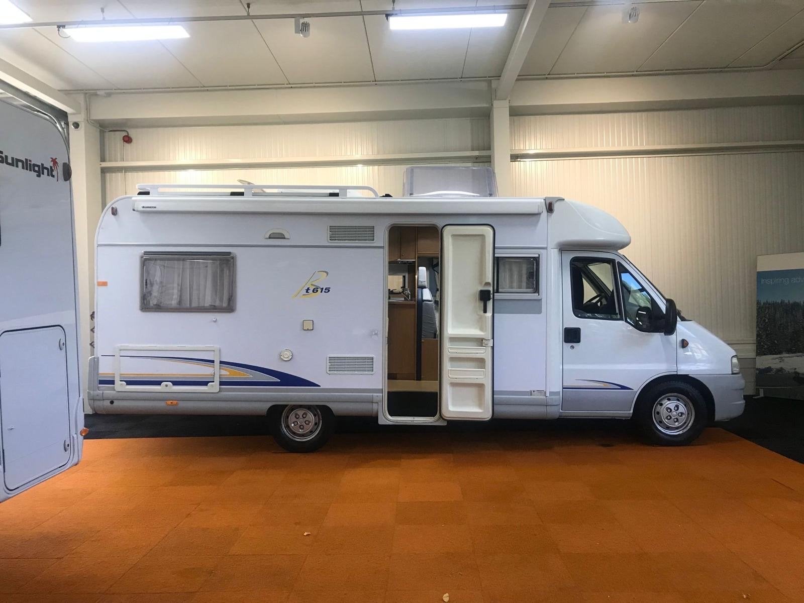 Fiat Ducato Burstner T615 2.8 automaat 2004, Automaat, Fiat, Fietsendrager, 6 tot 7 meter