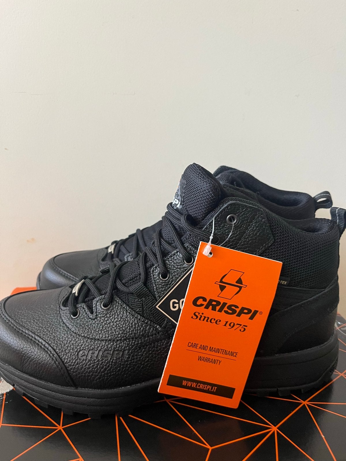 Crispi Spy Mid Uni GTX Werkschoenen Maat 42 - Nieuw, Kleding | Heren, Ophalen, Zwart, Nieuw, Werkschoenen