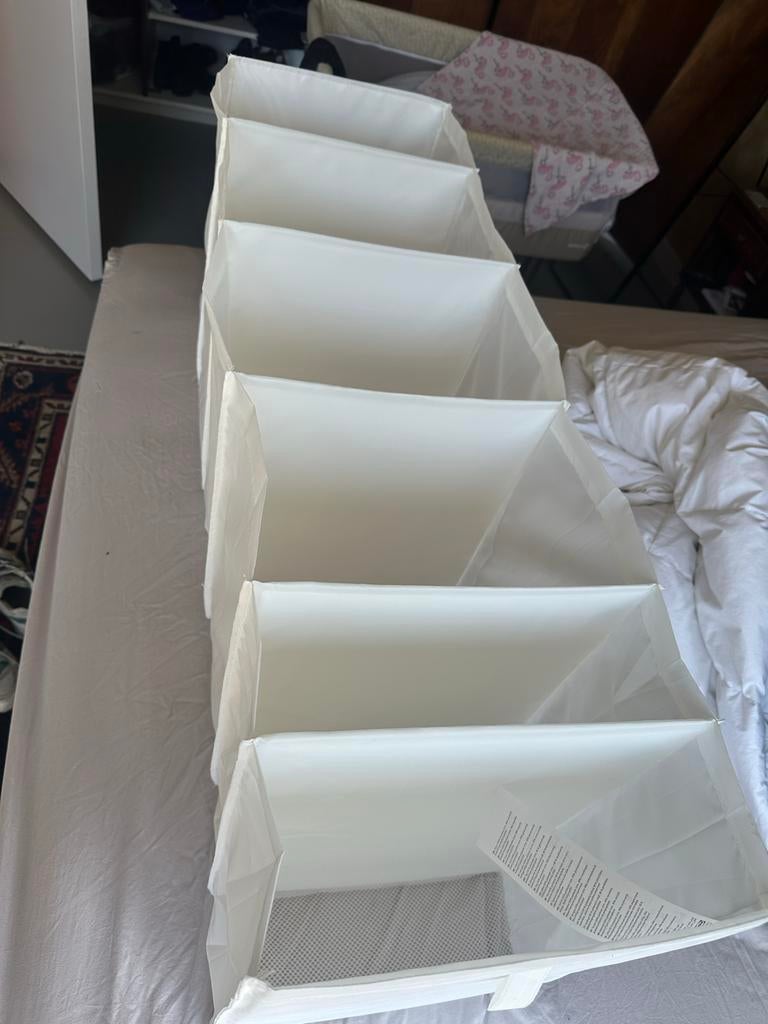 IKEA SKUBB Hangende Opberger met 6 Vakken - Wit, Ophalen of Verzenden, Zo goed als nieuw