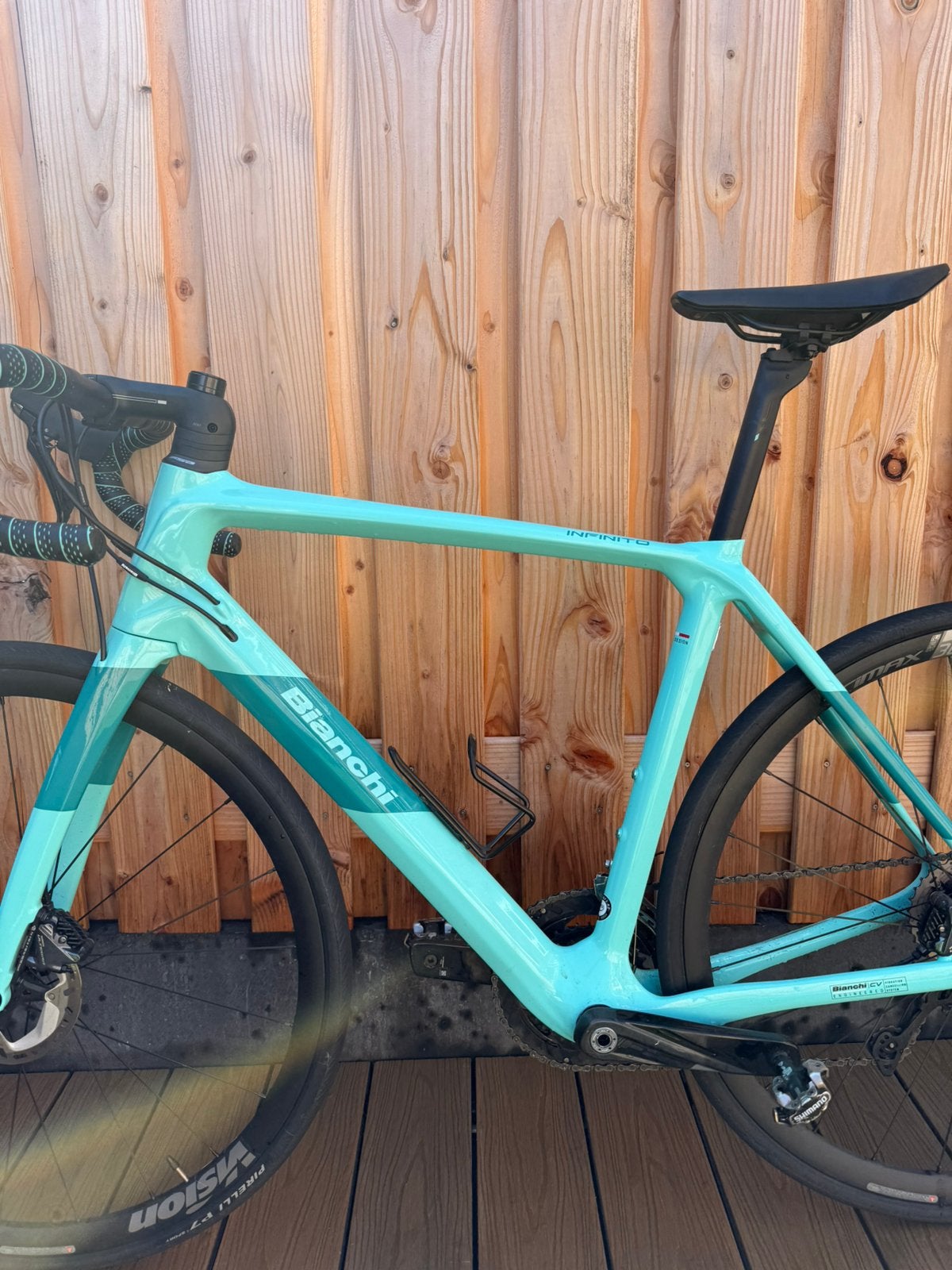 Bianchi racefiets, Fietsen en Brommers, Fietsen | Racefietsen, Carbon, Zo goed als nieuw, Meer dan 20 versnellingen, Schijfrem