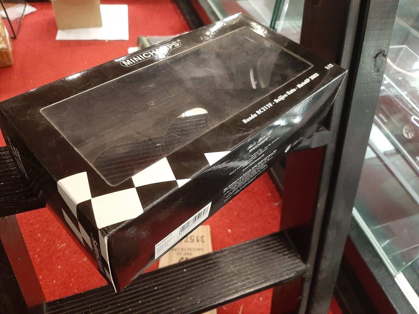 verpakking model Honda Gresini Daijiro Kato minichamps, Ophalen of Verzenden, Zo goed als nieuw, Groter dan 1:32