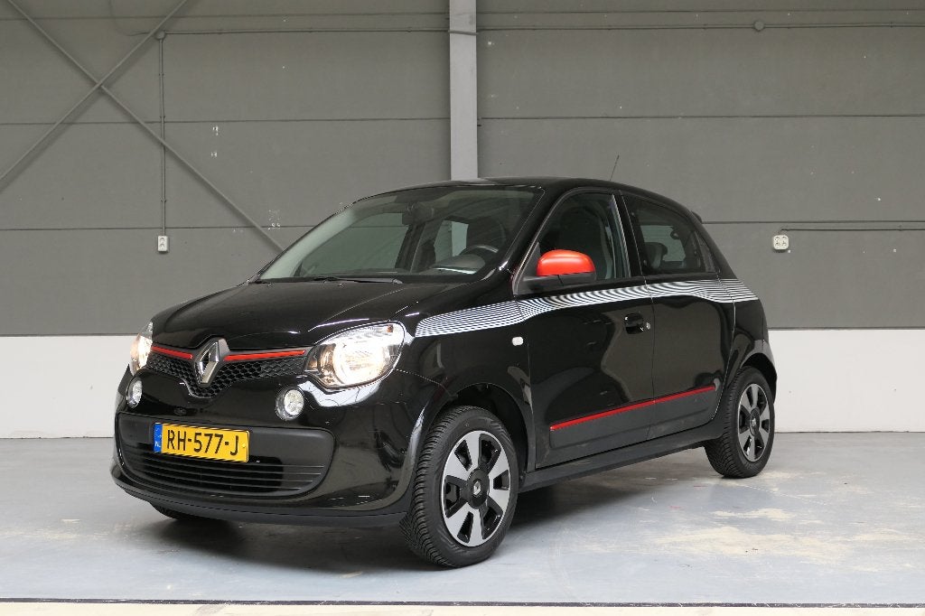 Renault Twingo 1.0 2017 Zwart *AIRCO*, Auto's, Voorwielaandrijving, 840 kg, 4 stoelen, Zwart