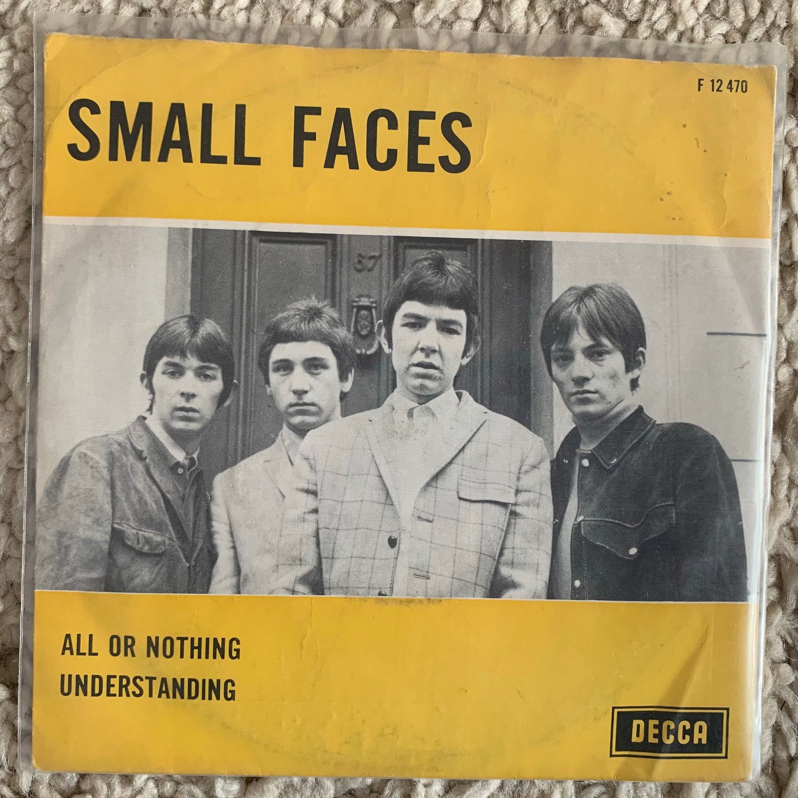 45/ Small faces / all or nothing, Single, Ophalen of Verzenden, Zo goed als nieuw, Pop
