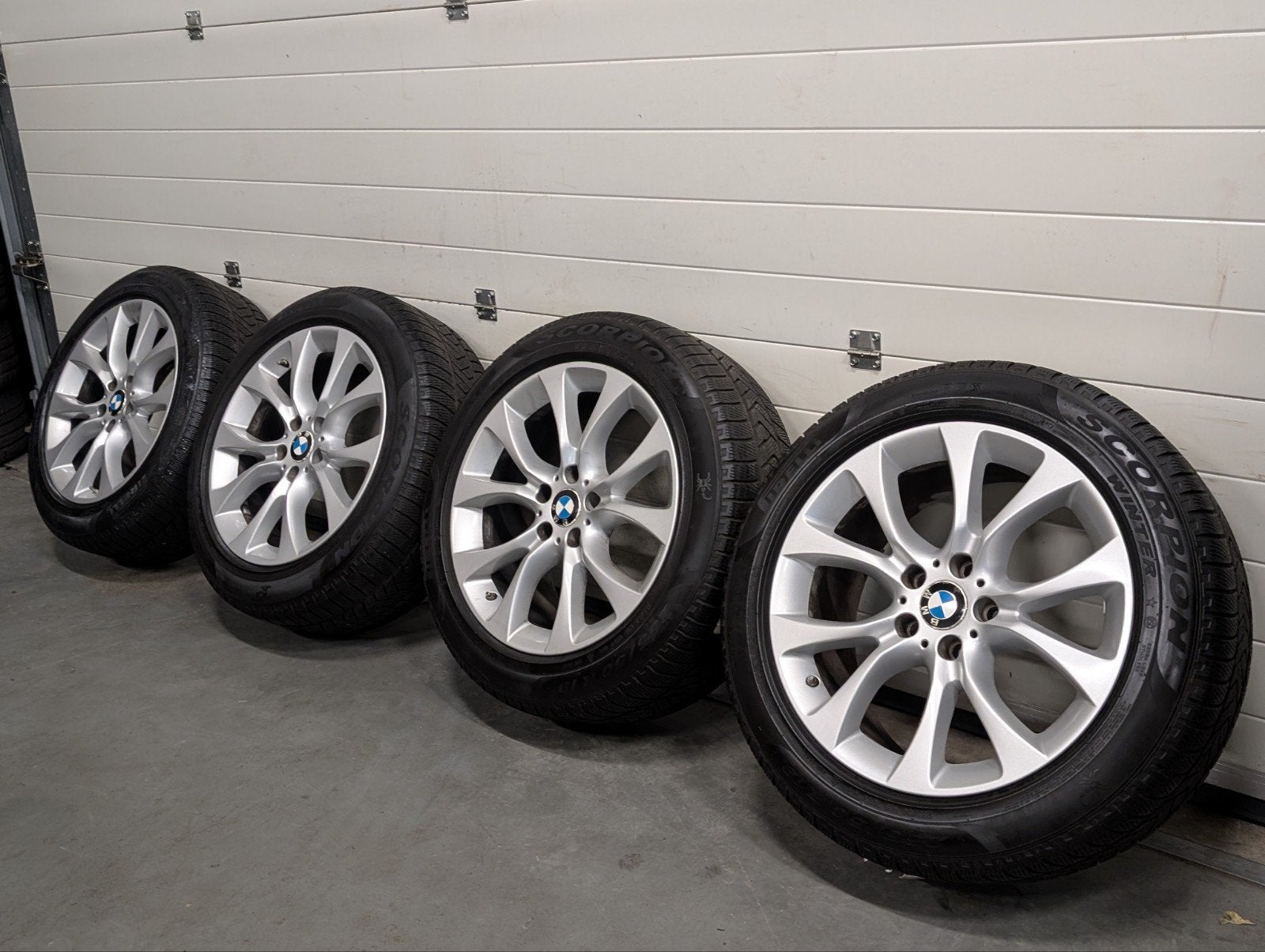 BMW X5 F15 X6 F16 450 19 inch Pirelli Runflat Winterbanden, 19 inch, Gebruikt, 255 mm, Band(en)