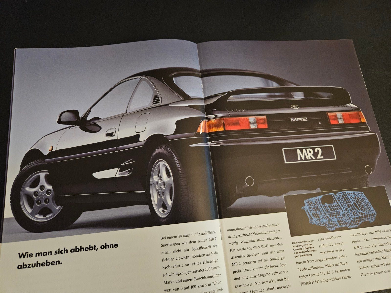 Brochure Toyota MR2 1990, Ophalen of Verzenden, Zo goed als nieuw, Toyota